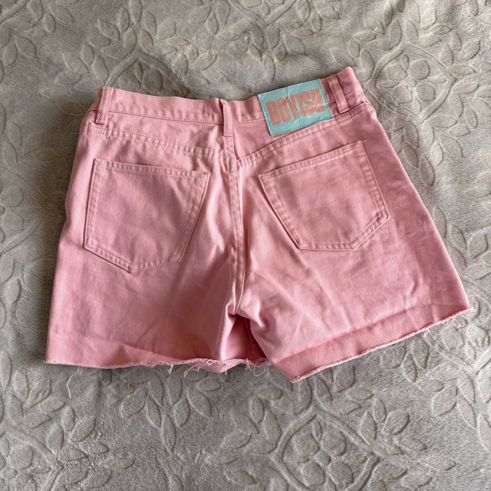 Boyish Monty Shorts High Rise Rigid Denim Cotton Size 25 Tickled Pink - Picture 5 of 7